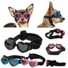 Abbigliamento per cani da viaggio da viaggio da viaggio per esterni per cani per piccoli cani medi gatti regolabili animale amore a forma di cuore Accessori in vetro a forma di cuore