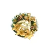 Fleurs décoratives 30 cm FaHion Couronne de Noël Couronnes de pin artificielles Garland Decorations Tree Party Outdoor