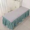 Havlu Güzellik Salon Kenar Yatak Yapımı Jacuzzis Sheet Cover Kalınlaştırılmış Su Emilim Gri Yeşil 80 190 Banyo