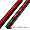 P3 Model Pool Cue Stick Schwarzer Tech Ahornwelle Billard Cues Schwarzwelle 13/11.5/10mm Spitze Größe 240320