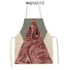 Geometry Kitchen Apron Women Pinafore Child Print Adult Custom Household Cleaning Supplies kitchen apron 240325