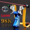 Slingshots Outdoor Sports Hunting Strzelanie do katapulty konkurencja praktyka Proca Wysoka precyzyjna solidna laser w celu wyceniania proci