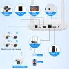 System Gadinan 3MP Outdoor WiFi Camera Kit 2.8mm AI Face Detect Audio Security CCTV Humanoid Detection NVR Video Surveillance System