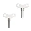 Clocks Accessories 2 Pcs Hair Scrunchies Clock Key Winding Tools Steel Repair Keys Professional Sturdy For