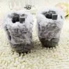Boots Baby Kid Boys Girls Knitted Fur Toddlers Soft Sole Short Warm Snow Shoes 0-18 Months Drop ##0