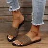 Zapatillas color sandalias de cuero de moda plana dhinestones de playa damas de fondo sólido y calcetines de rodilla casual para mujeres para mujeres