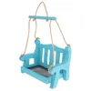 Other Bird Supplies Multifunction Feeder Feeders For Outdoors Wood Hanging Chair Shaped Food Holder