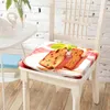 Pillow Colorful Cake Printing Chair Memory Foam Seat S Washable Coat Comfort Chairs Pad For Dining Room Wheelchair Decor