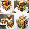 Stampi da forno Silikolove 15Cavity Silicone Stampo Cubo non Stick dessert Pastry Magic Splice Cake Brownie Square stampi per