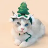 Hondenkleding 2 types huisdier kat Kerstmis hoed puppy accessoires voor kleine honden hoeden katten kostuums benodigdheden vakantie