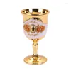 Cups Saucers European Style Wine Gläses Retro -Geschirr Goblet Spirit Vodka Champagner -Getränke Becher für Party Home Drop