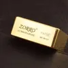 Zorro, de espessura artesanal, de bronze, uma trincheira retro sem gasolina com dobradiça a laser de dupla face de gravação de querosene Ferramenta mais leve 915s