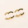 20Style Fashion Classic G-Letter Designer Stud Earrings Diamond Brand Letter Round Earring for Women Charm Wedding Presents smycken Tillbehör Hög kvalitet