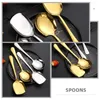 Cuillères 2 pcs scoop de café soupe mâle soupe