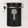 Storage Bottles Time Compass Coffee Container Sealed Canister Stainless Steel Airtight Kitchen For Grounds