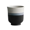 Kopjes schotels antieke koffie melktheetee teintage watermok grof aardewerk drinkware home decor bowl master cup