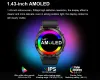 Orologi NFC Smart Watch AMOLED 466*466 Schermata Diazione personalizzata 400Mah Batteria Bluetooth Chiamata Bluetooth Smartwatch Frengia cardiaca Ossigeno orologi