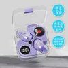 New E89 Fully Transparent Esports Game Wireless Bluetooth Black Technology Digital TWS Earphones