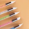 Makeup Brushes Nail Pen Double Head Single Silicone Set Of 5 Construction Colored Drawing Flower