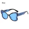 Sonnenbrille Gradient Butterfly Trendy Candy Farbe UV400 Ladies Party Brillen farbenfrohe Farbtöne