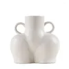 Vasi Nordic femminile artistico Canola ceramica decorazione vaso domestica casa soggiorno desktop fatti fatti fatti fatte fatte club figurine da tavolo club