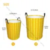 Laundry Bags Bathroom Organizer Fresh Corn Pattern Folding Hamper Basket Laundri Bag For Clothes Home Storage