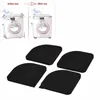 TAUX DE BAIN 4PCS EVA Black Eva Machine à laver multifonctionnel Anti-Pads PAUT MUTÉ DE MUT