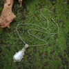 Pendant Necklaces Ladies Elegant And Romantic Drop Shape Moonstone Lace Pattern Necklace Collarbone Chain Party Daily Jewelry Gift