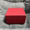 Watch Boxes Factory Fournisseur en gros de luxe CT Box rouge Original Black Velvet avec livret et carte Custom Gift Base