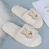 Slippers 059 DIY Design Women Home Solid Color Open Toe Indoor Winter Flat Non-slip Leisure Interior Female Shoes