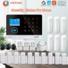 Springs 433MHz Wireless WiFi GSM Home Security Alarm System voor Tuya Smart Home Alarm System met Motion Sensor met Alexa Google Home