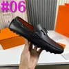 40model Men Men Cou couro de vaca Crocodilo Grain Estilista Soxotores de alta qualidade Sapatos casuais de negócios homens artesanais de couro genuíno Mocassins Tamanho 38-46