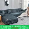 Stoelbedekkingen Elastische bankafdekking 1/2/3/4 stoel L -vormige hoekbeschermer voor woonkamer Stretch Couch Armchair
