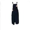 Casual Dresses GkyocQ 2024 Spring Women Dress Retro Blue Sleeveless Straps High Waist Straight Long Denim Female Clothing