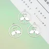 Charmes 10pcs / lot 29x26 mm Flamingo Bird Animaux Pendants pour collier DIY Boucle d'oreille bijoux de fabrication d'accessoires