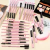 18/32pcs Makeup Brushes Set Eyde Shadow Foundation Foundation Женщины косметические порошковые румян