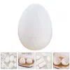 Party Decoration 30 Pcs Easter Eggs Home Accents Decor DIY Craft Painting Can Be Opened Fake Kids Graffiti Kitchen Plastic Faux Food