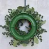 Decorative Flowers Chimney Decorations Christmas Wreath Simulation Trumpet Berry Leaf Door Hanging Window Props Decoration For Wreaths