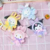 Cartoon Macaron Series Plüsch Anhänger süßer Kuromi Keychain Doll Rucksack Anhänger