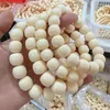 Strand Ivory sculpté des perles avec bracelet à l'ancienne bricolage Bodhi Fruit super mignon Accessoires pour hommes