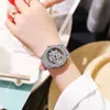 Tiktok Kwai Live Broadcast Wumangxing Watches تدور حولها ، Hollow Out All Stars Fashion Women's Watch