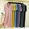 2024 Leverantör Kvinna Cotton Nightdress for Women Sleep Dress Nightgown