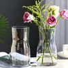Wazony wazon kwiatowy do wystroju domu szkło ręcznie robione stołowe ozdoby stołowe suszone nordyc