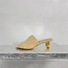 designer sandals high heels women's slim heels gold luxury brand outdoor leisure Sandale error wedding party summer sandal sandale