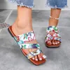 Slippers 2024 Summer Flat Women's Shoes Open Toed Female Beach Outdoor All-match Casual Women 's Large Size 43