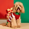 Dog Apparel Santa Claus Pet Sweater Christmas Tree Festive Cozy Sweaters For Dogs Cats Warm Puppies