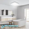Ceiling Lights Square LED Light 24W 6000K 2200LM White IP54 Waterproof