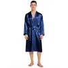 Accueil Vêtements Men's Robe Spring Summer Light Imitation Silk Europe