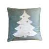 Pillow Merry Chrismas Velvet Foil Printed Home Decor Cover With Piping 45 45&Design Many Colors