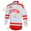 Boston University Terrier 2024 Frozen Four Hockey Jersey Tristan Amonte Ty Gallagher Thomas Jarman Cade Webber Ryan Greene Nick Zabaneh Boston University Jersey